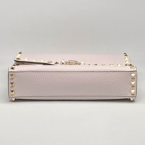 Valentino Garavani Small Rockstud Grainy Calfskin Crossbody Bag - Picture 6 of 12